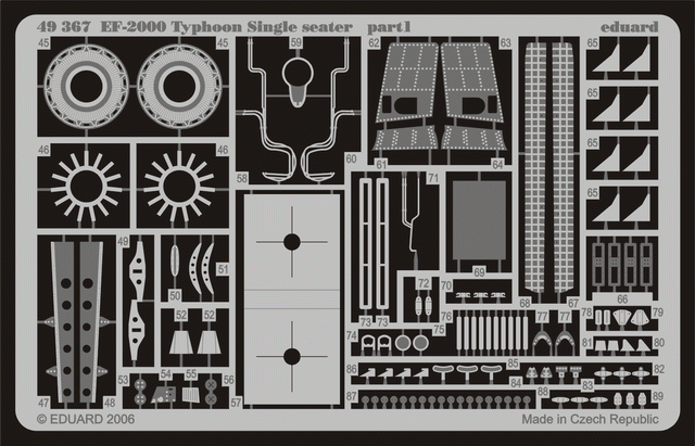 Eduard BIG4952 EF-2000 TYPHOON Single Seater 1/48 REVELL – image 5