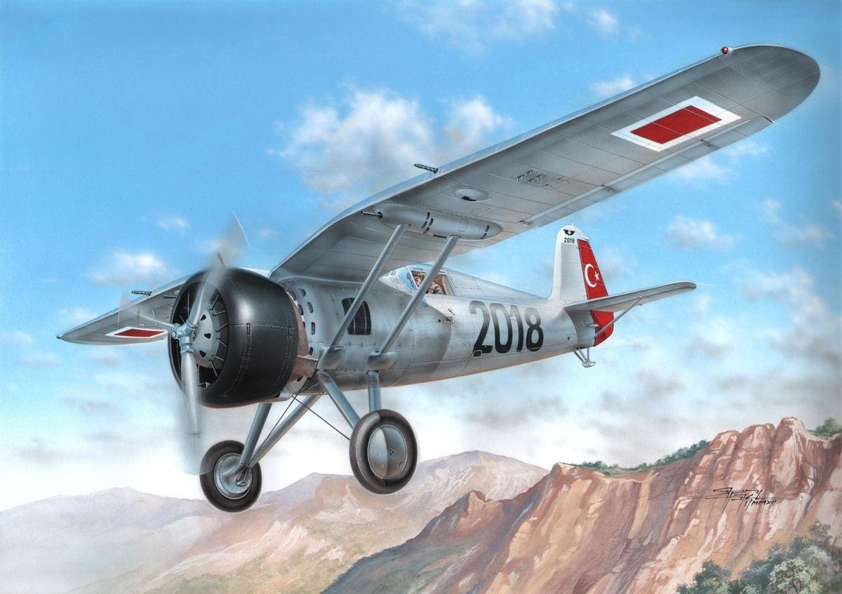 Azur A102 PZL.24A/ C Turkisch AF 1/72