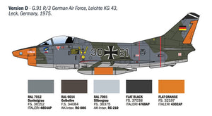 Italeri 92645 FIAT G.91 R 1/48 – image 9