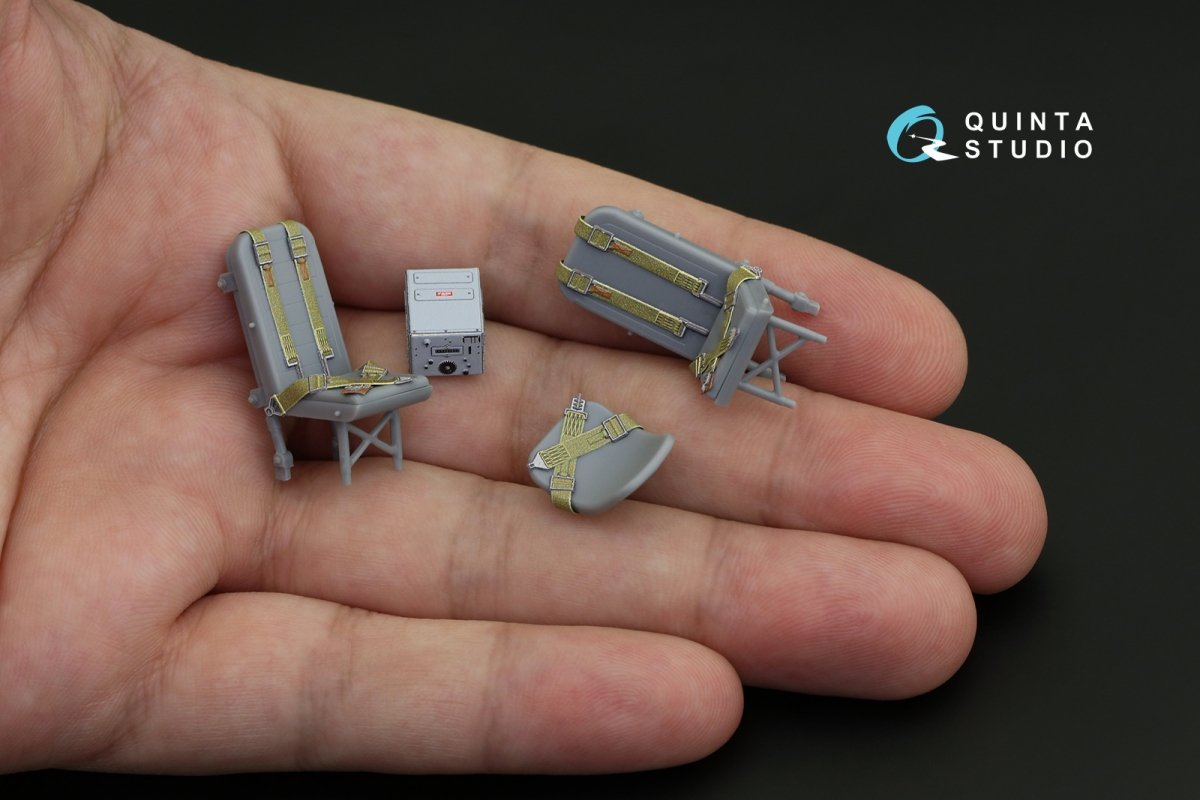 Intérieur imprimé en 3D et coloré sur papier décalcomanie Quinta Studio QD32127 A-26B (Hobby Boss) 1/32 – image 14