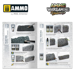 Ammo of Mig 6930 AMMO WARGAMING UNIVERSE Book 11 – Create your own Rocks (English, Castellano, Polski) – zdjęcie 4