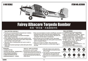 Trumpeter 02880 Fairey Albacore Torpedo Bomber 1/48 – imagen 3