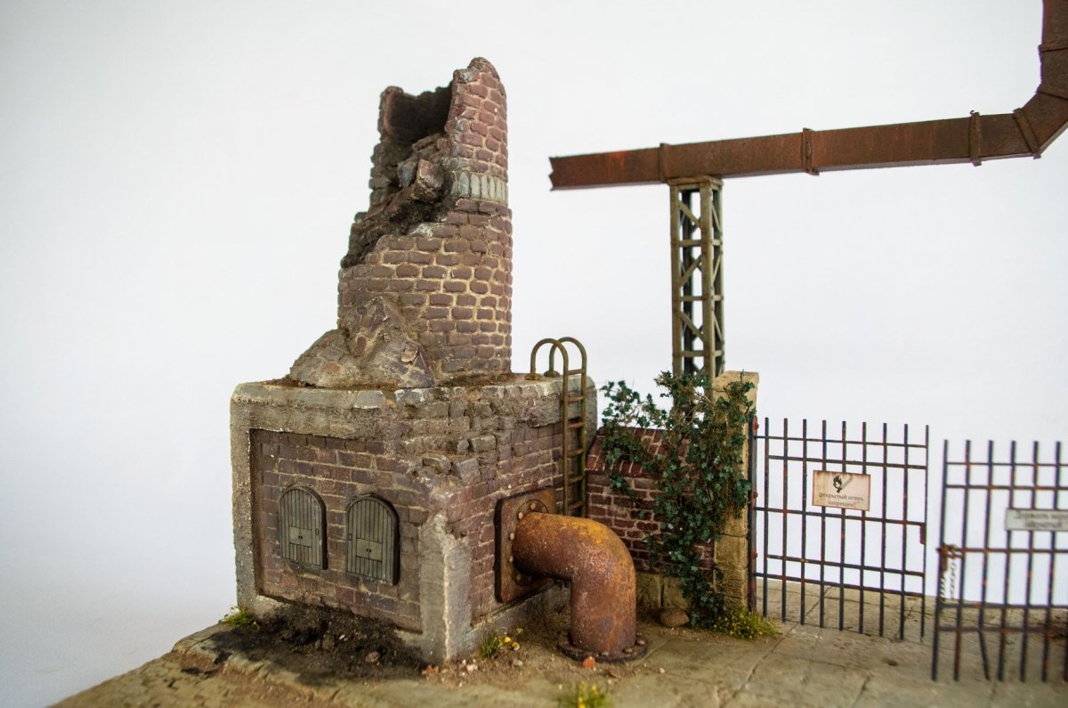 RT-Diorama 35304 Diorama-Base: &amp;quot;Grudinin Mill Stalingrad&amp;quot; 1/35 – Bild 9