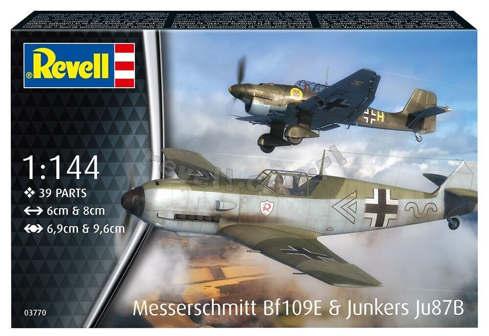 Revell 03770 Messerschmitt Bf109E - Junkers Ju87B Stuka 1/144 – image 2