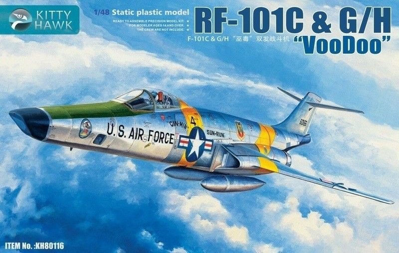 Kitty Hawk 80116 RF-101C &amp;amp; G/H &amp;quot;Voodoo&amp;quot; 1/48