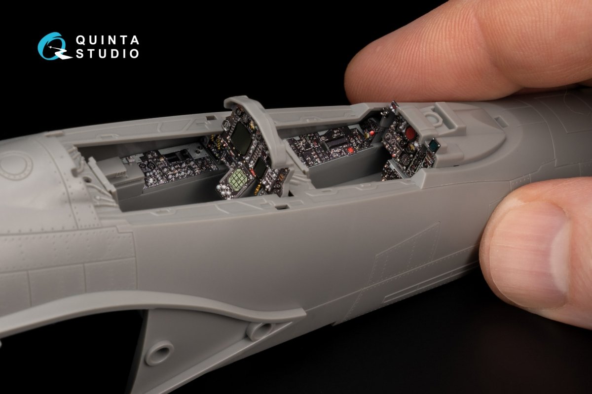 Quinta Studio QDS-48342 F-4G late 3D-Printed &amp;amp; coloured Interior on decal paper (Meng) (Small version) 1/48 – imagen 11