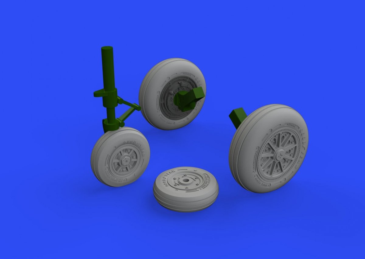 Eduard 648524 F-104 wheels late 1/48 KINETIC MODEL – Bild 2