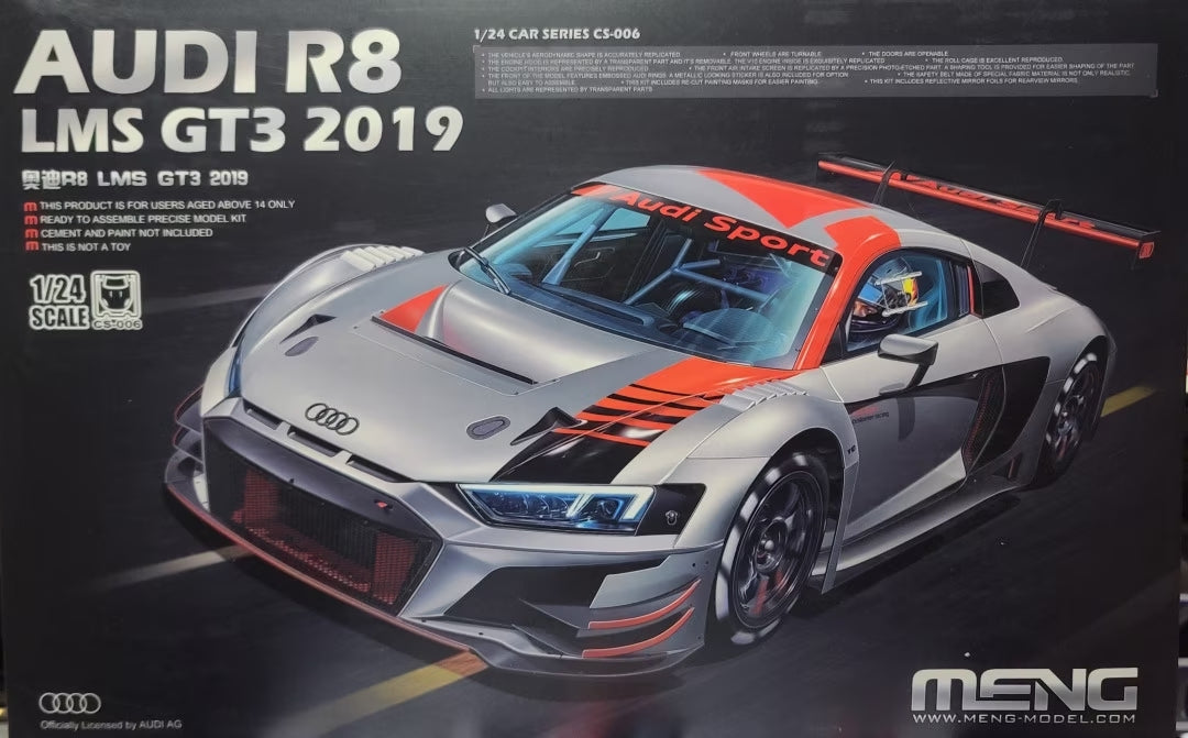 Meng Model CS-006 Audi R8 LMS GT3 (2019) 1/24 – immagine 13