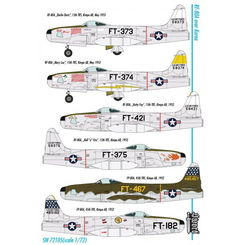 Sword 72105 Lockheed RF-80A over Korea 1/72 – Bild 2
