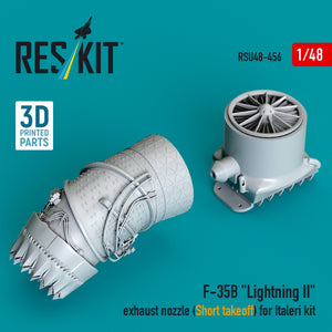 RESKIT RSU48-0456 F-35B &amp;quot;Lightning II&amp;quot; exhaust nozzle (Short takeoff) for Italeri kit (3D printed) 1/48 – image 3