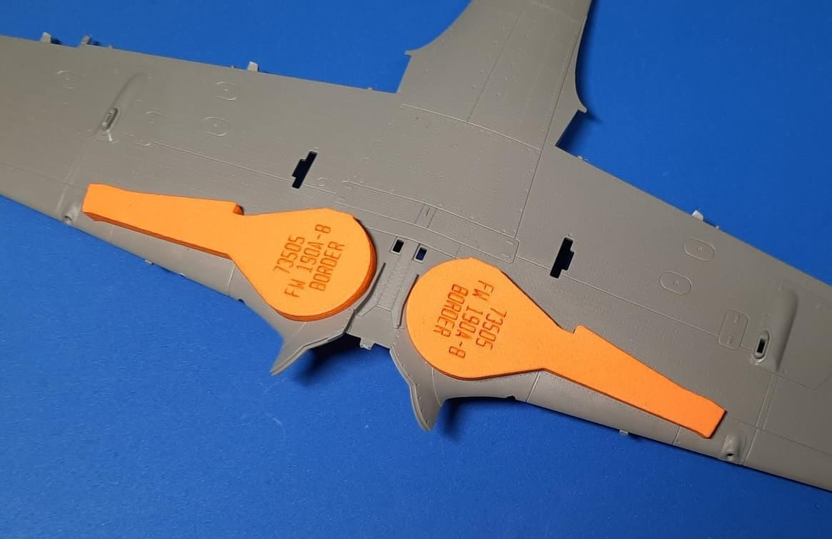 Omask 73505 Fw 190 A-8 wheel bay plugs (for Border Model) 1/35 – image 2