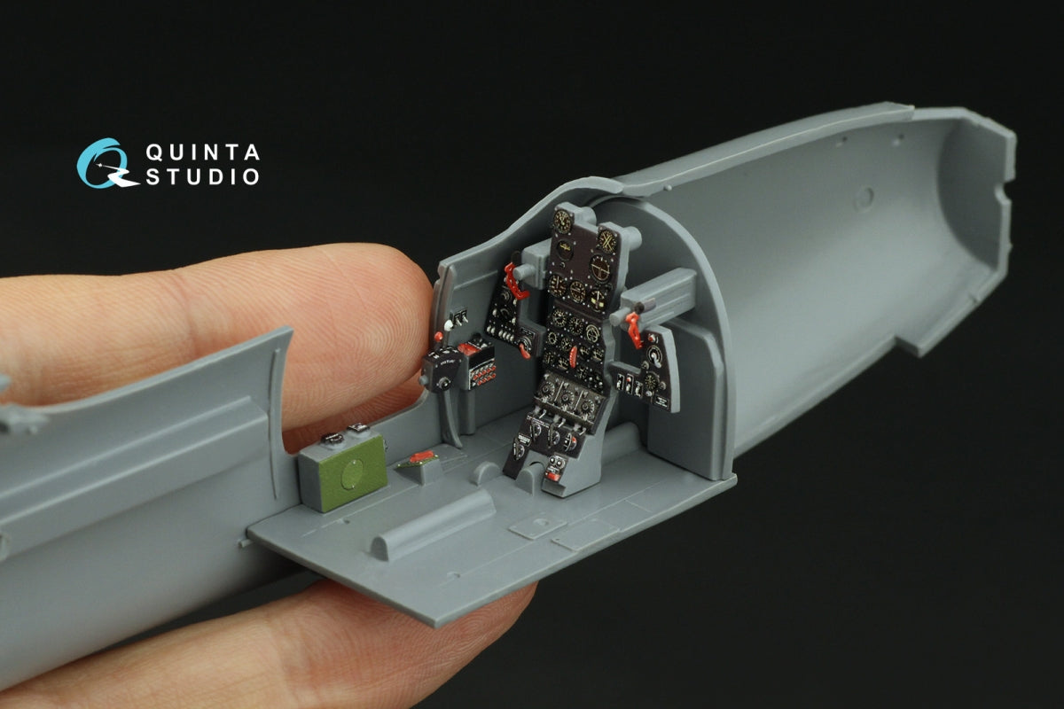 Quinta Studio QD32225 P-39N/Q Airacobra interior 3D-Printed coloured Interior on decal paper (Special Hobby) 1/32 – immagine 9