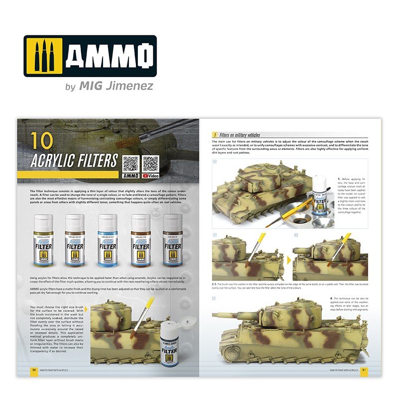 Ammo of Mig 6046 How to paint with Acrylics 2.0. AMMO Modeling guide (English) – immagine 3