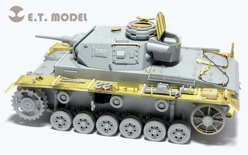 E.T. Model E35-030 WWII German Pz.Kpfw.III Ausf.J Basic (For DRAGON 6463/6394) 1/35 – Bild 2
