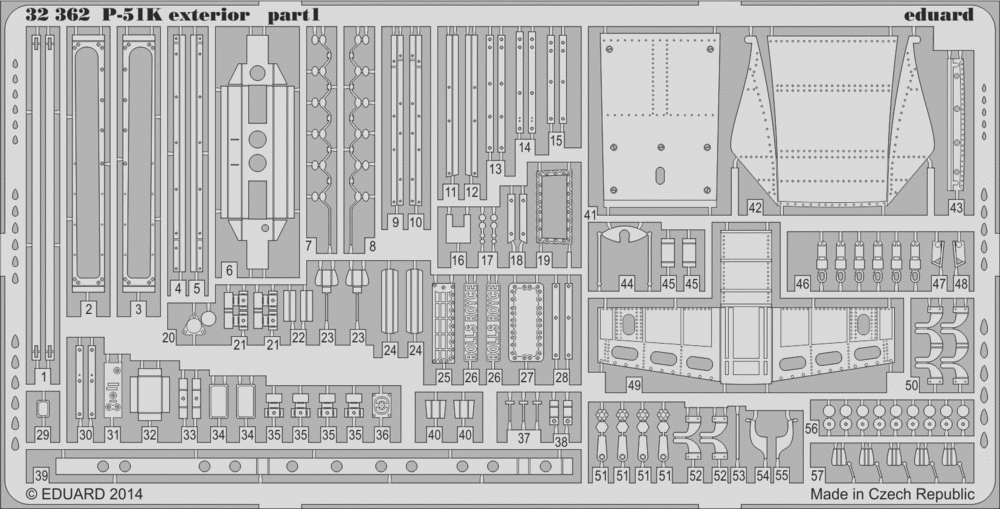 Eduard BIG3345 P-51K 1/32 Dragon – image 8