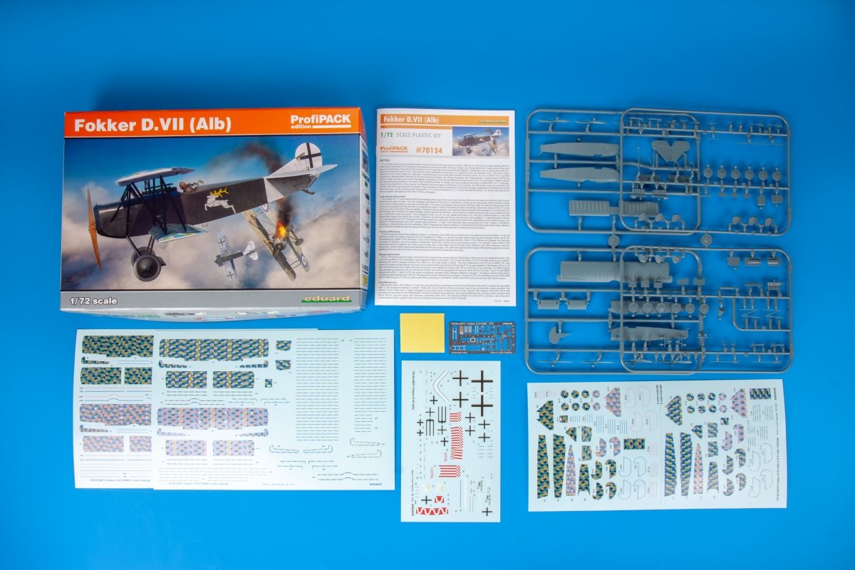 Eduard 70134 Fokker D. VII (Alb) 1/72 – immagine 11