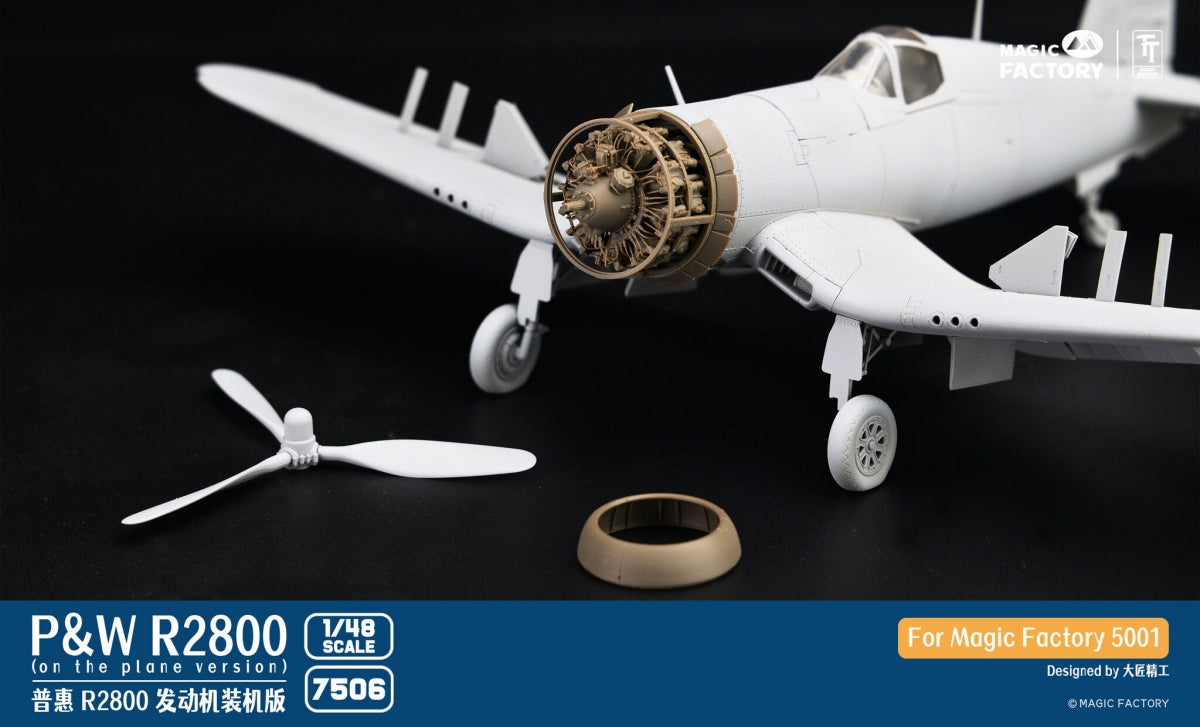 Magic Factory 7506 Moteur Pratt &amp;amp; Whitney R2800 - Version à présentation séparée, coffret 2, échelle 1/48 – image 2