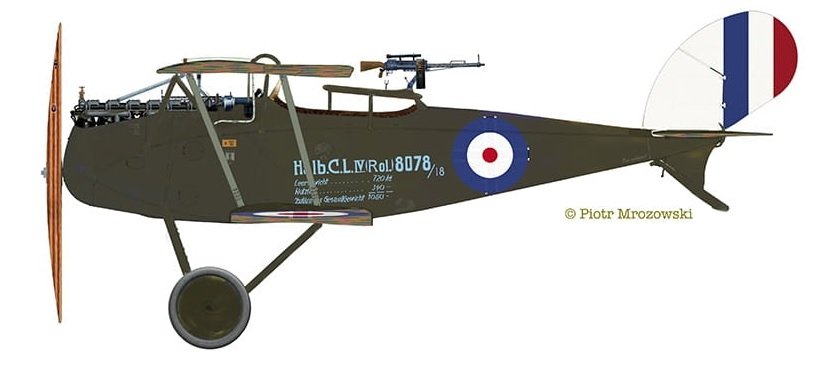 Mirage-Hobby 481403 HALBERSTADT CL.IV Wojna Polsko-Sowiecka / Siły okupacyjne RAF 1919 1/48 – imagen 4