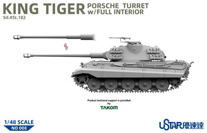 Suyata NO-008 King Tiger Porsche Turret With Full Interior 1/48 – imagen 4