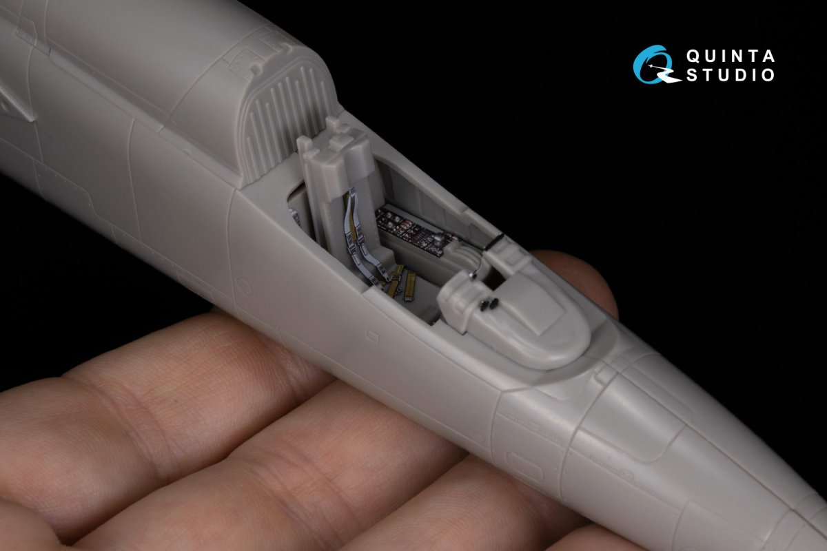 Quinta Studio QD48064 Mitsubishi F-1 3D-Printed &amp;amp; coloured Interior on decal paper (Hasegawa) 1/48 – zdjęcie 9