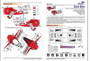 Dora Wings 14402 GeeBee Supersporster R1&amp;amp;R2 1/144 – immagine 4