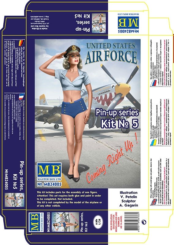 Master Box 24005 Pin-up series Kit No. 5 Patty 1/24 – Bild 4