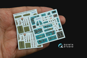 Quinta Studio QD48505 MiG-31BM 3D-Printed &amp;amp; coloured Interior on decal paper (Hobby Boss) 1/48 – Bild 2