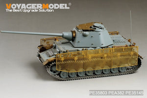 Voyager Model PE35803 WWII German Pz.Kpfw.IV Ausf.J (mit Panther F turret) For DRAGON 6824 1/35 – imagen 8