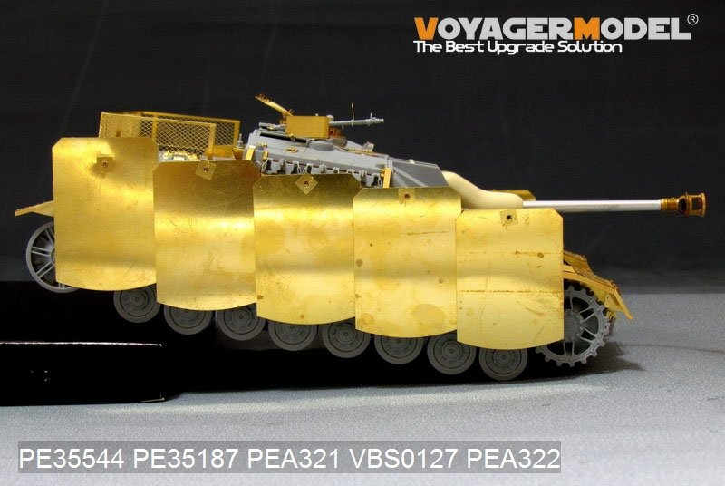 Voyager Model PEA321 WWII German StuG.IV Pivot-Mounting Swinging Type Hull Side Armour Skirts (For DRAGON) 1/35 – zdjęcie 6
