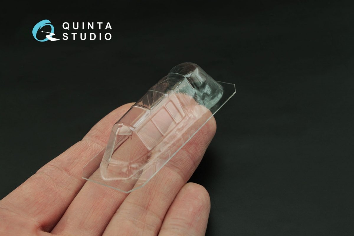 Quinta Studio QC48011 Pe-2 vacuformed clear canopy (for Zvezda kit) 1/48 – Bild 4
