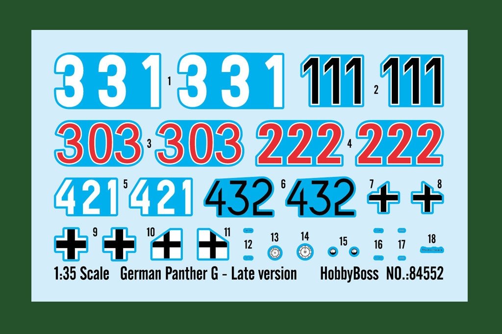 Hobby Boss 84552 German Panther G tank - late type 1/35 – immagine 4