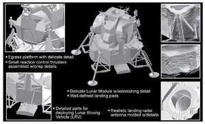 Dragon 11015 Apollo 17 &amp;quot;The Last J-Mission&amp;quot; CSM + LM + Lunar Rover 1/72 – Bild 5