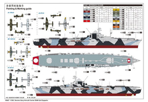 Trumpeter 05627 German Navy Aircraft Carrier DKM Graf Zeppelin 1/350 – zdjęcie 3