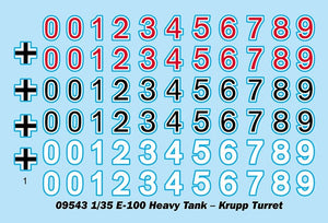 Trumpeter 09543 E-100 Heavy Tank Krupp Turret 1/35 – Bild 3