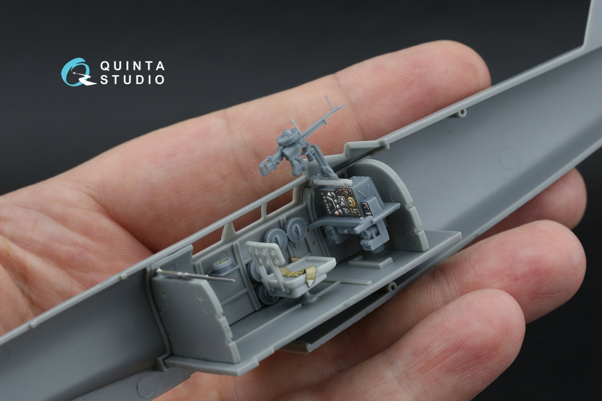 Quinta Studio QD+48574 Fairey Battle Mk.I 3D-Printed &amp;amp; coloured Interior on decal paper (Trumpeter) (with 3D-printed resin parts) 1/48 – immagine 15