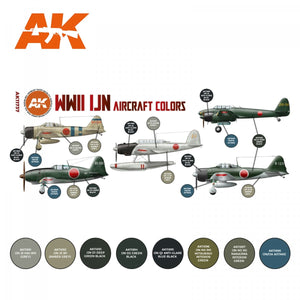 AK Interactive AK11737 WWII IJN AIRCRAFT COLORS 8x17 ml – Bild 2