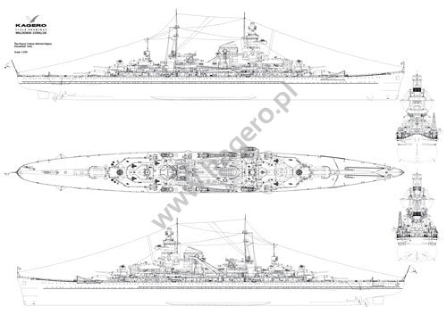 Kagero 16032 The German Cruiser Admiral Hipper EN – Bild 2