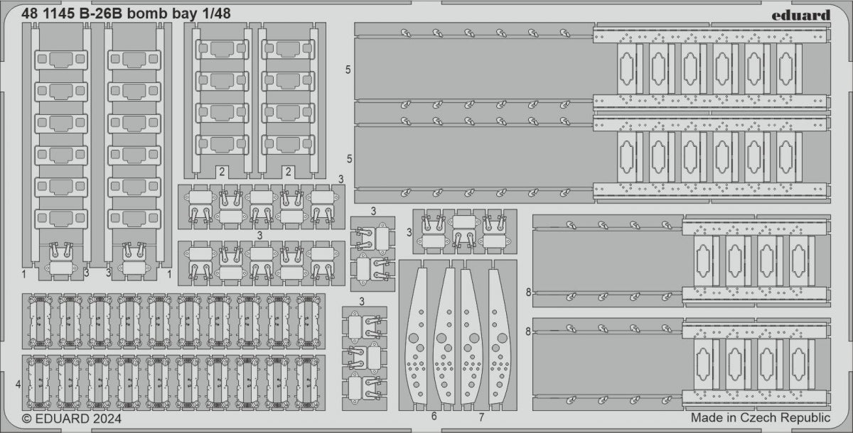 Eduard 481145 Baie à bombes B-26B ICM 1/48