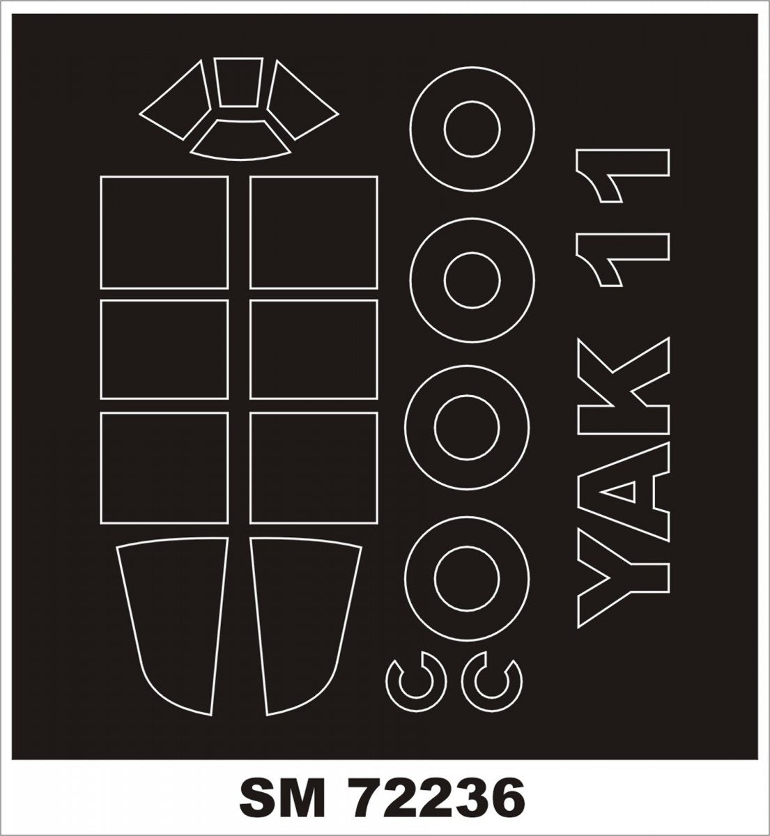 Montex SM72236 YAK-11 RS-MODEL