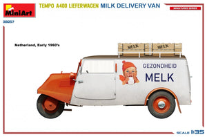 MiniArt 38057 TEMPO A400 LIEFERWAGEN. MILK DELIVERY VAN 1/35 – imagen 8