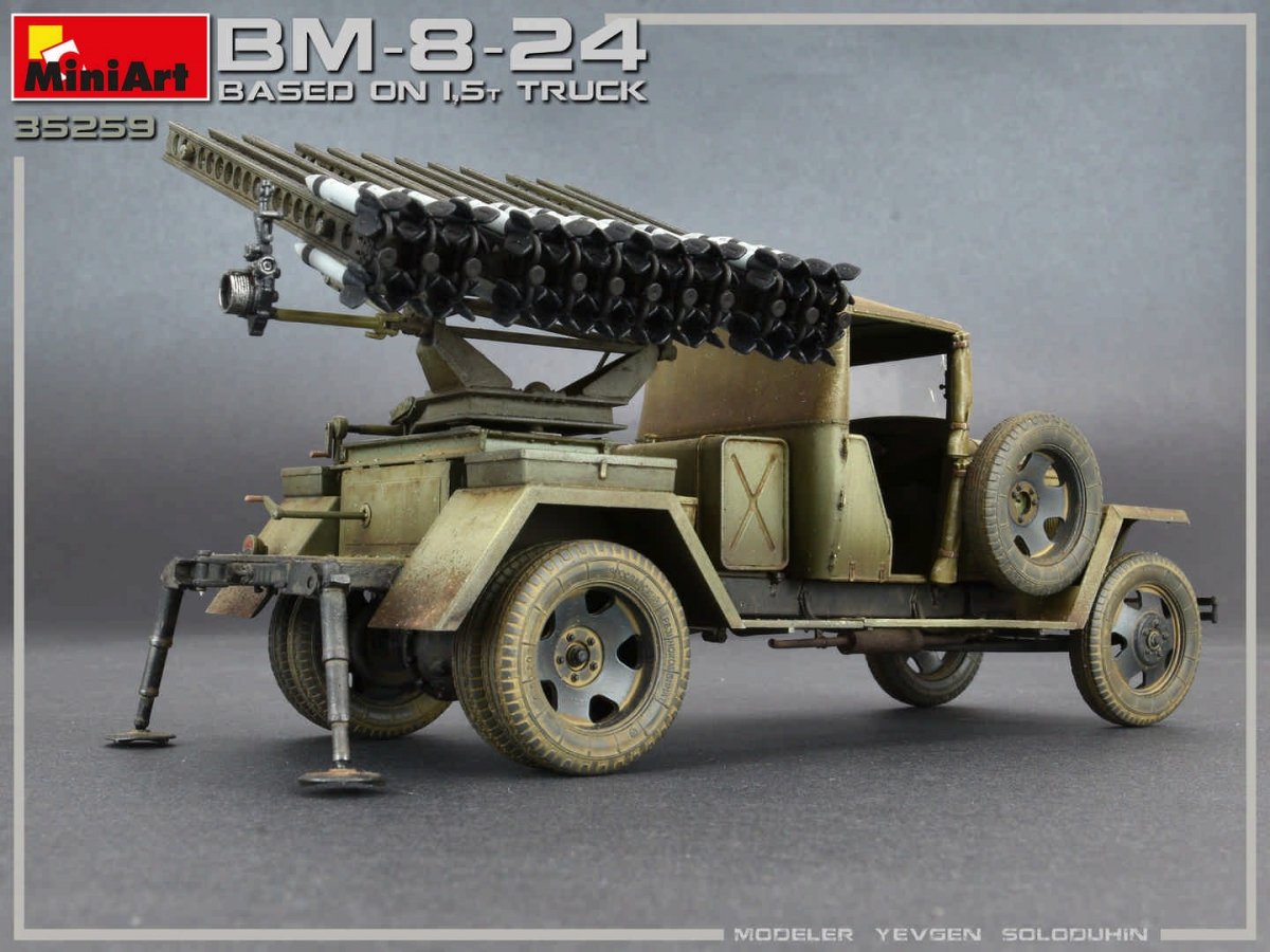 MiniArt 35259 Soviet Rocket Launcher BM-8-24 1/35 – imagen 7