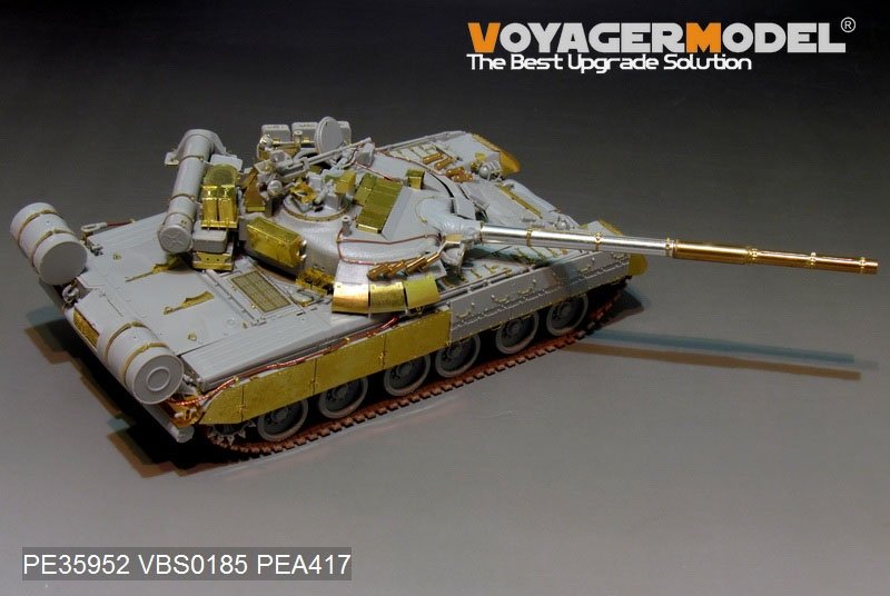 Maquette Voyager PE35952 Char de combat principal russe moderne T-80U (lanceur de fumée inclus) pour TRUMPETER 09525 1/35  – image 7