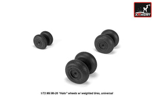 Armory Models AW72062 Mil Mi-26 Halo wheels w/ weighted tires 1/72 – image 3