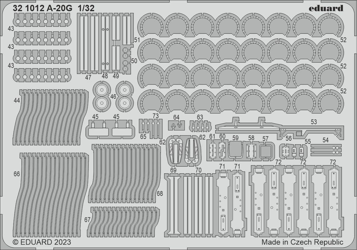 Eduard 321012 A-20G HONG KONG MODELS 1/32 – immagine 2