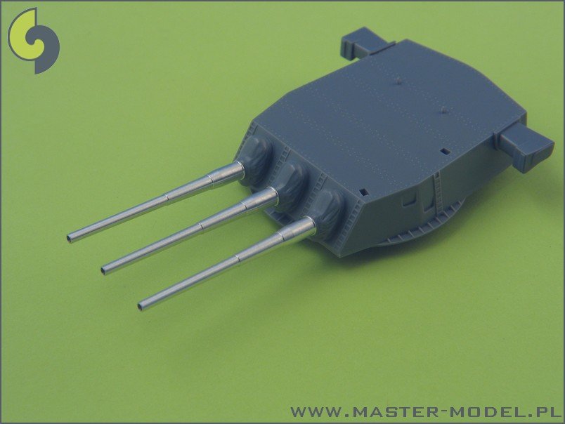 Master SM-350-041 USN 16in/50 (40,6 cm) Mark 7 barrels - with blastbags (9pcs) – imagen 2