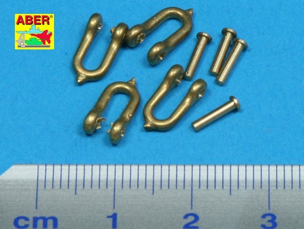 Aber R-11 Early model Shackle for Pz.Kpfw.VI Tiger Ausf.B x4pcs 1/35 – Bild 2