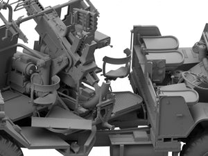 Thunder Model 35209 Morris Bofors C9/B Late The Iconic British WWII Gun Truck 1/35 – immagine 3