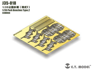 ET Model J35-018 Park Benches Type.2 1/35 – image 2