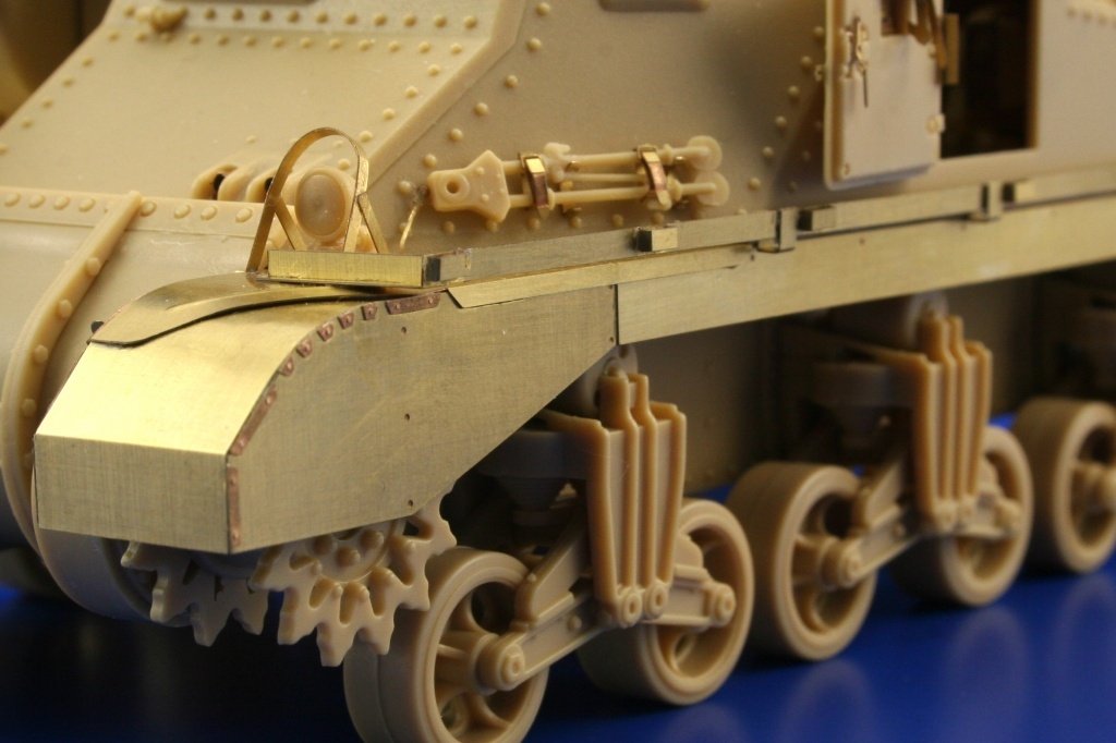 Eduard 36032 M-3 Grant fenders 1/35 Academy – zdjęcie 2