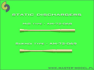Master AM-72-069 Static dischargers - type used on Sukhoi jets (14pcs) – imagen 3